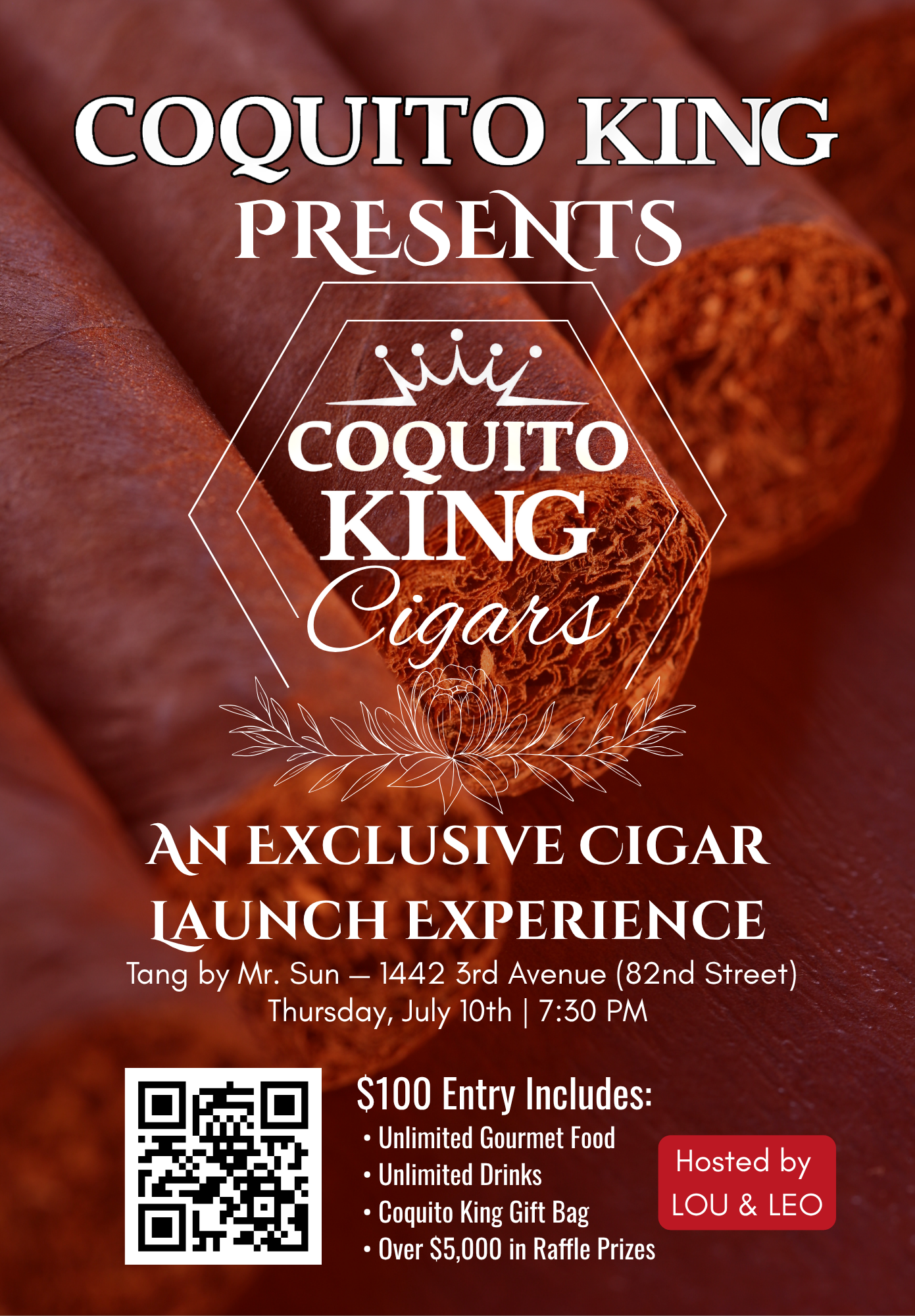 Coquito King Presents Exclusive Cigar Launch Experience